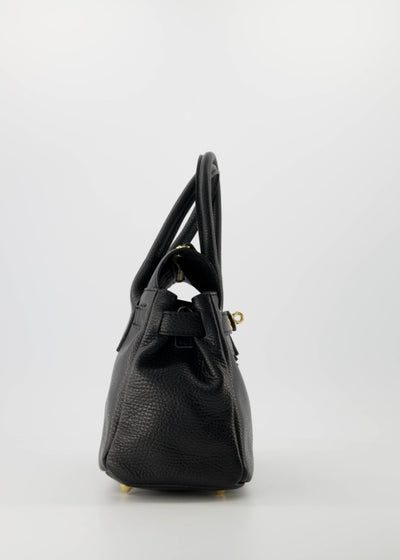 Birdie Small Handtas Leer Zwart T301
