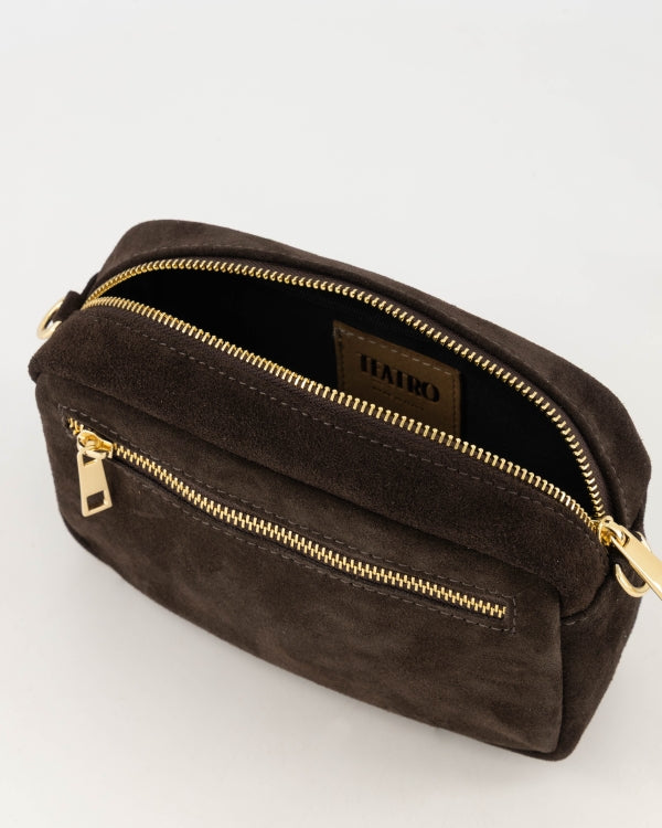 Irene Tas Suede T401 dark brown