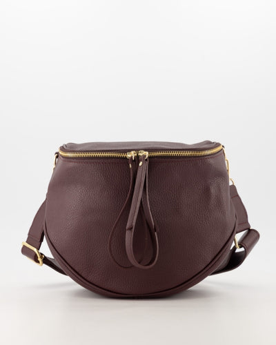 Romsa Crossbody Tas Leer T436 bordeaux