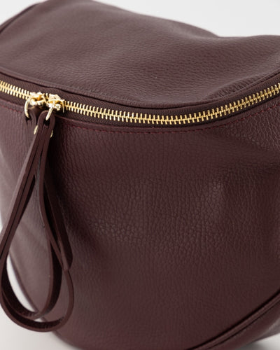 Romsa Crossbody Tas Leer T436 bordeaux