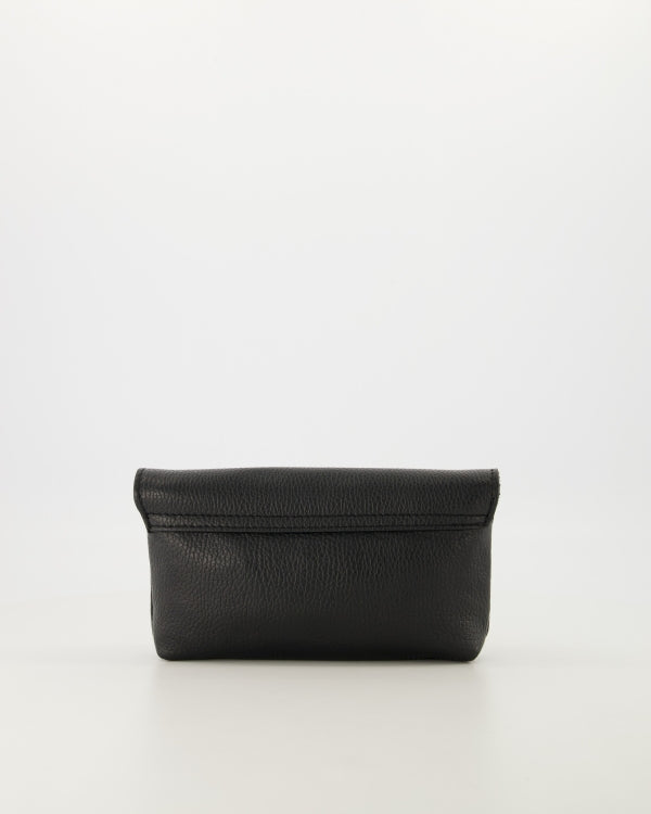Hilary Clutch Leer T224 zwart