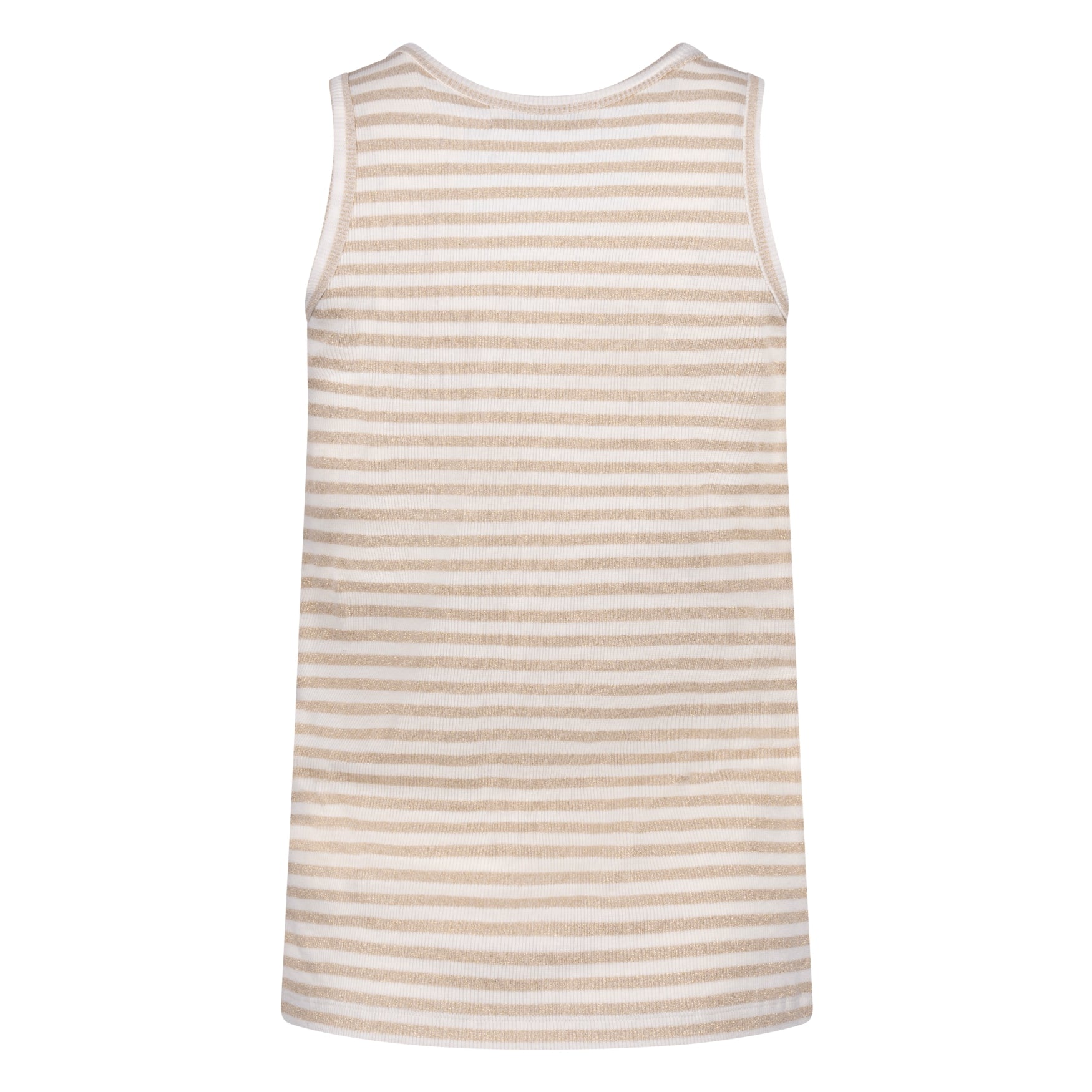 Nukus Steffie Singlet Lurex Top off white gold