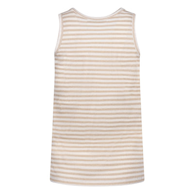 Nukus Steffie Singlet Lurex Top off white gold