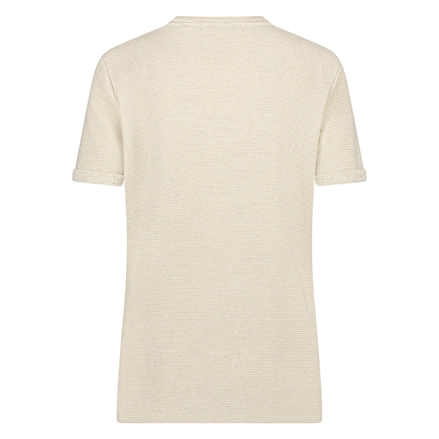 Nukus Secc Top Vneck offwhite goud