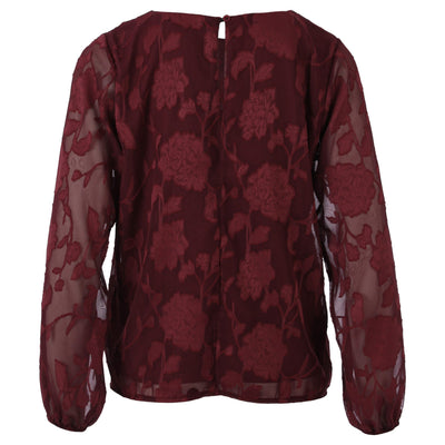 Enjoy Kanten Ballon Top 127685 bordeaux