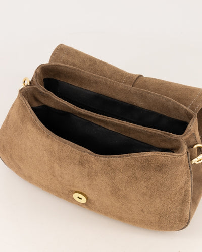Catania Schoudertas Suede T413 taupe