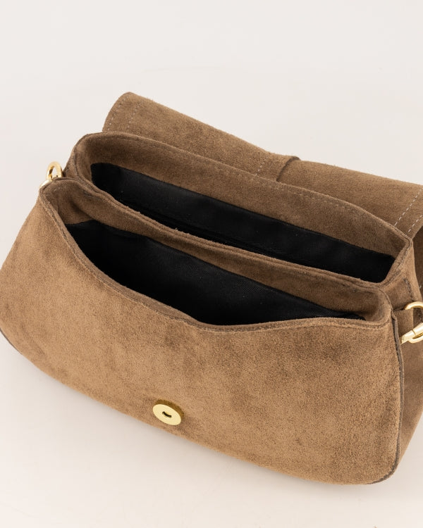 Catania Schoudertas Suede T413 taupe