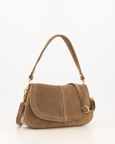Catania Schoudertas Suede T413 taupe