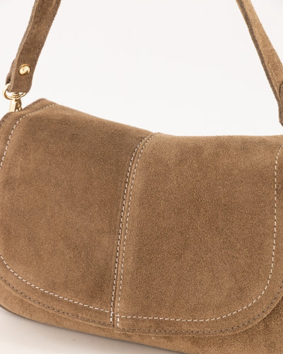 Catania Schoudertas Suede T413 taupe