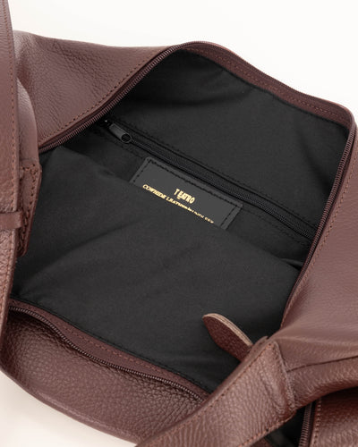 parma Tas Classic Grain Burgundy T424
