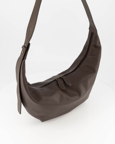 Parma Shopper Tas Leer T424 donkerbruin
