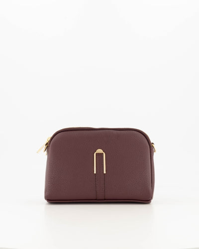 Carini Handtas Leer T417 bordeaux