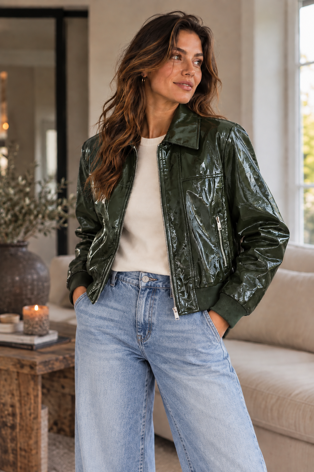 Freequent Janny Jacket Deep Forest