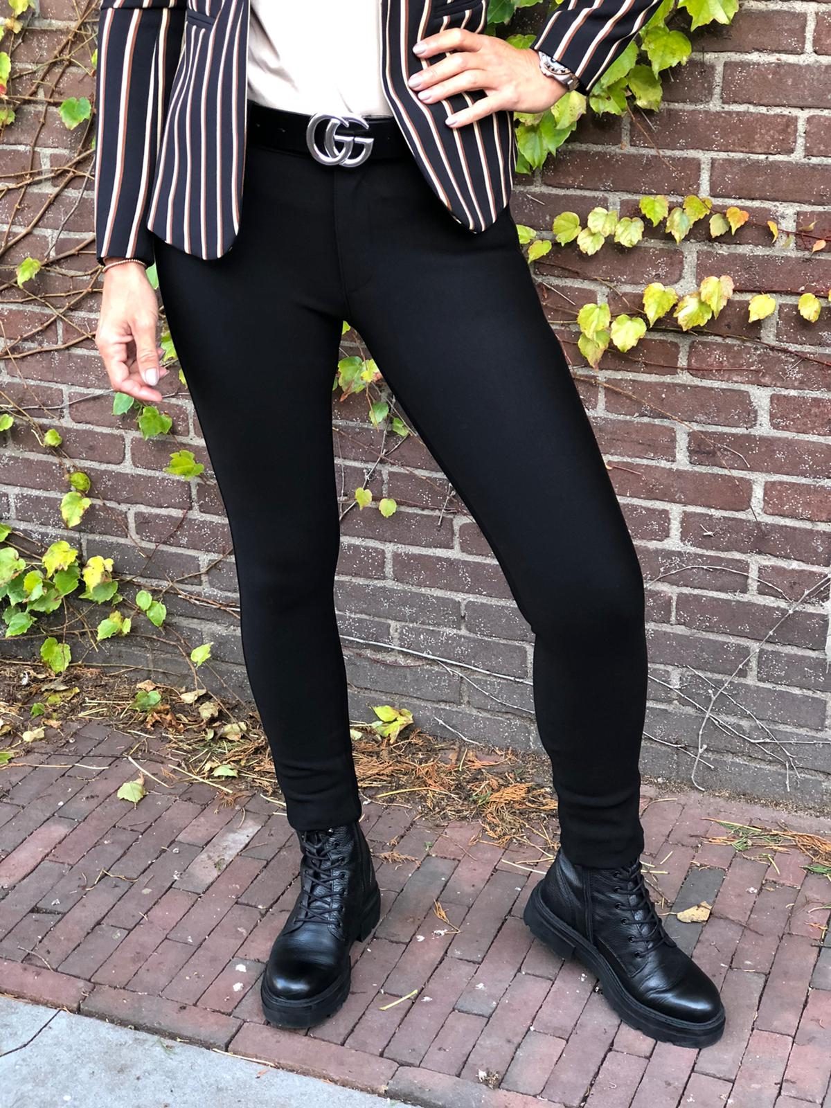 Suzy Q wonder broek 5420 zwart en blauw