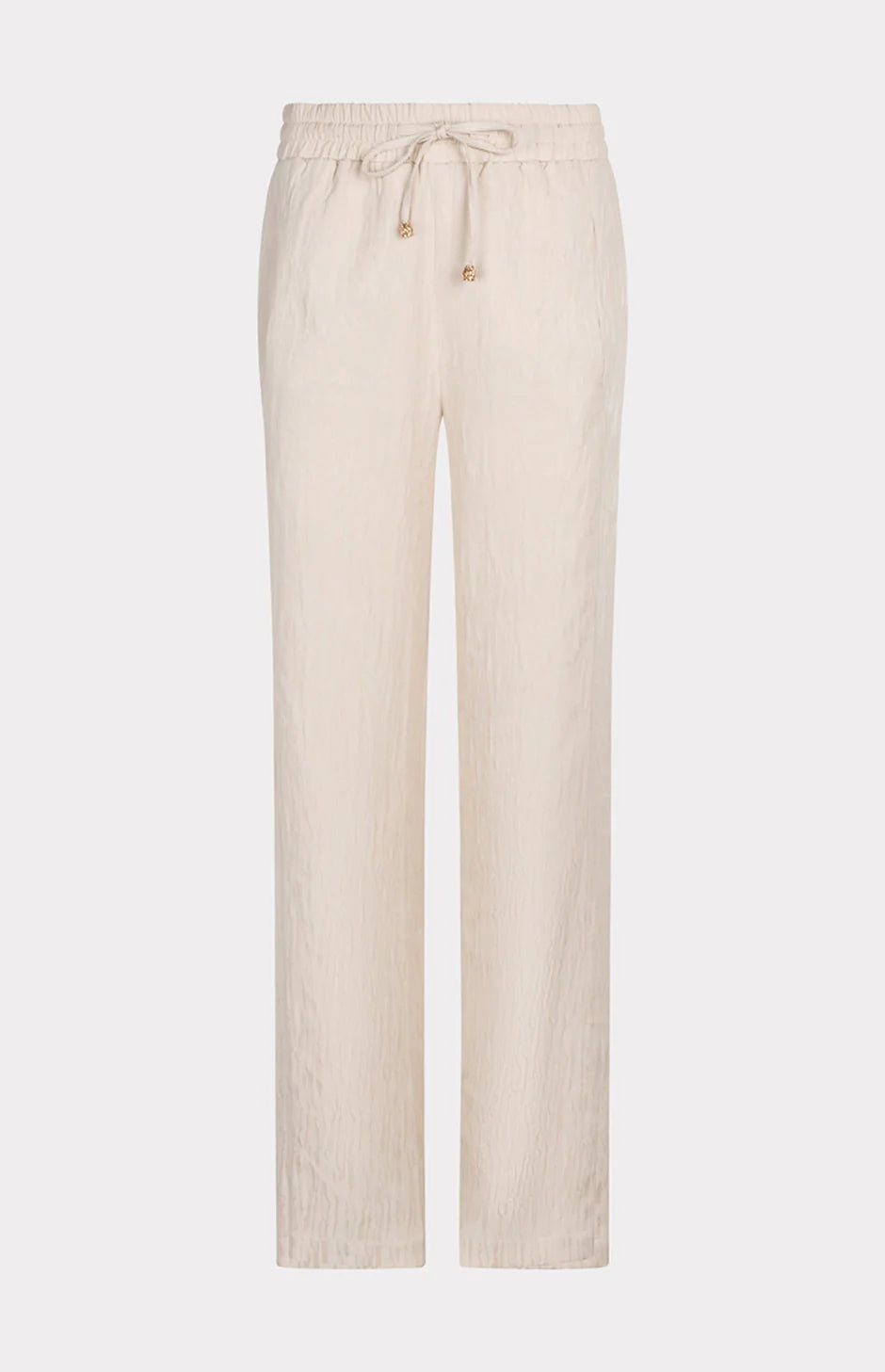 Esqualo Broek Wide Jacquard Sand SP25.14030