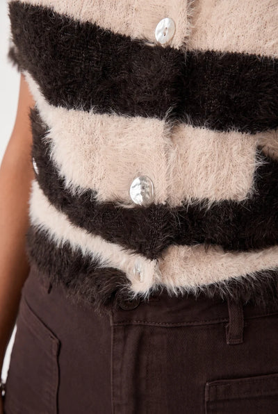 Floréz Evie Sweater brown stripe