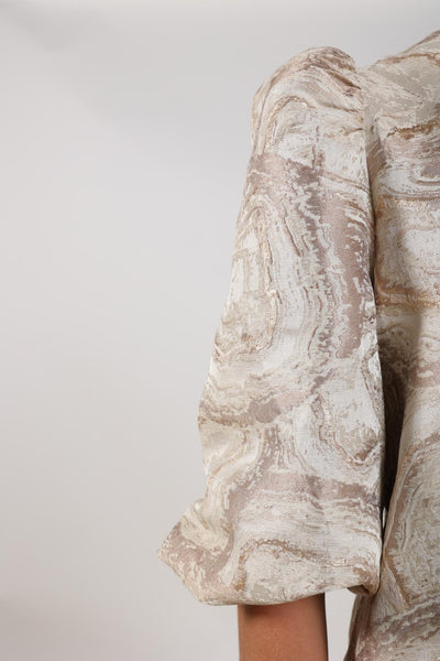 Nukus Mirthe Top off white/fango