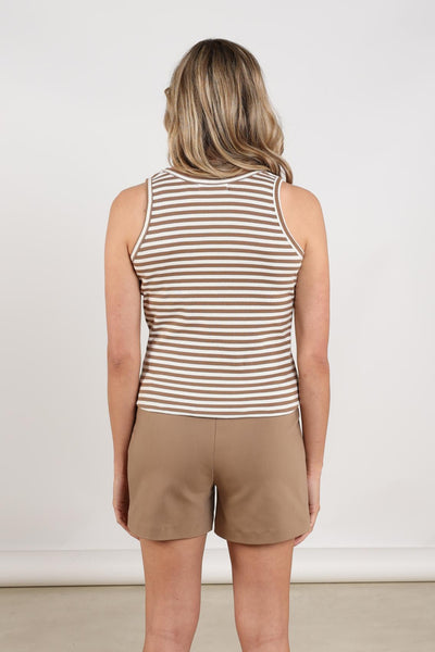 Nukus Steffie Singlet Top offwhite/fango