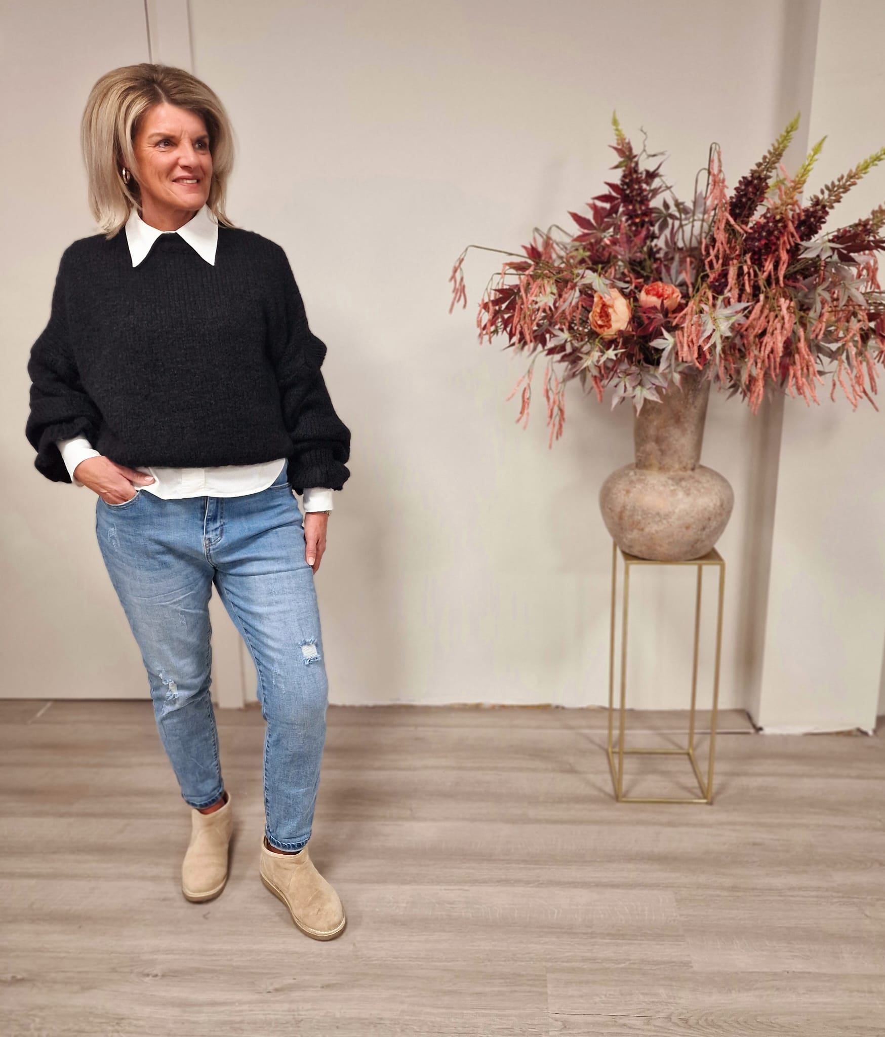 Boebou Sal Trui zwart 0196