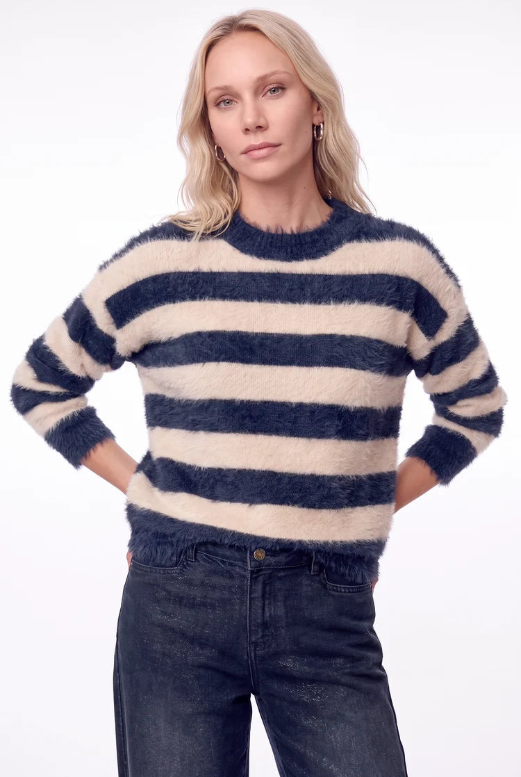 Florez Aurelia Sweater navy stripe