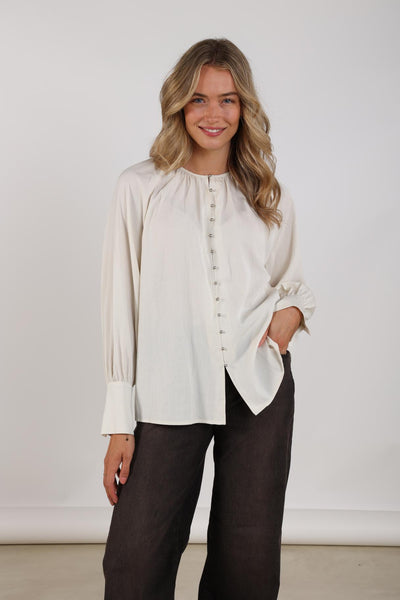 Nukus Sterre Blouse off white