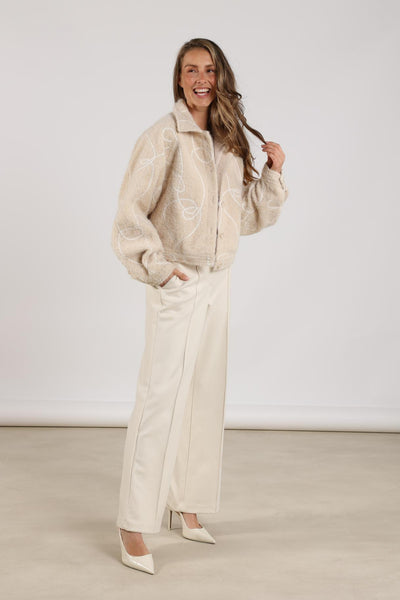 Nukus Jill Broek off white