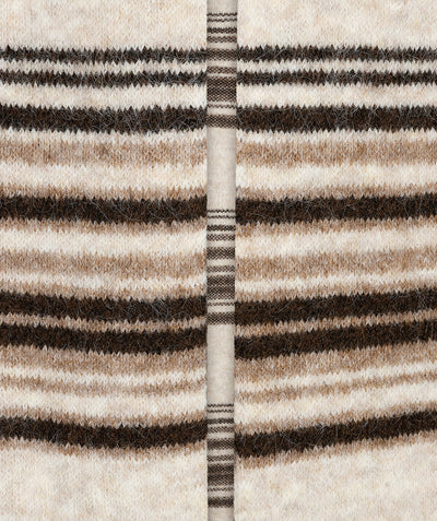 Esqualo Cardigan Striped biscuit melange F26.18504