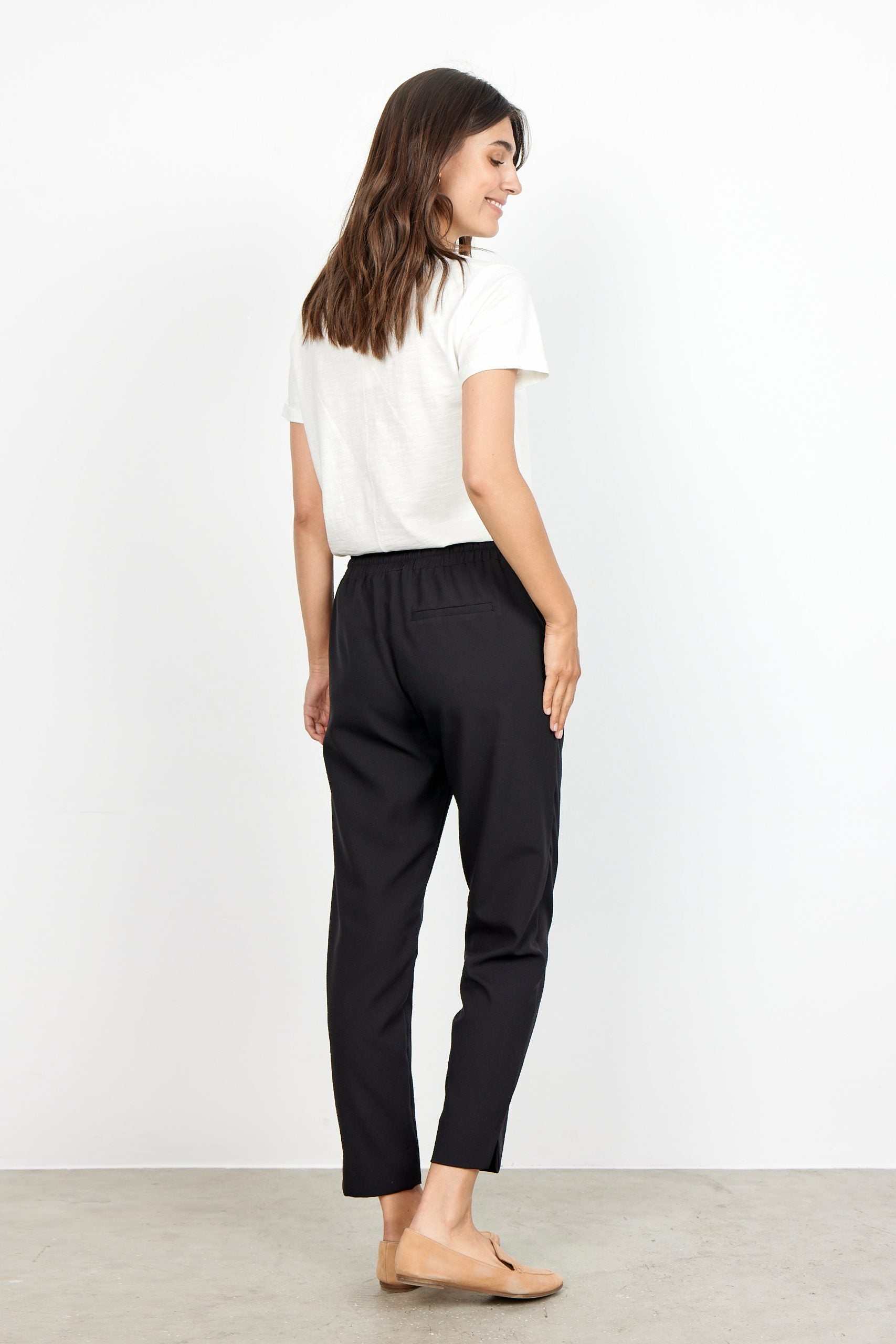 SoyaConcept Saya 1B Broek 7/8 Lengte zwart