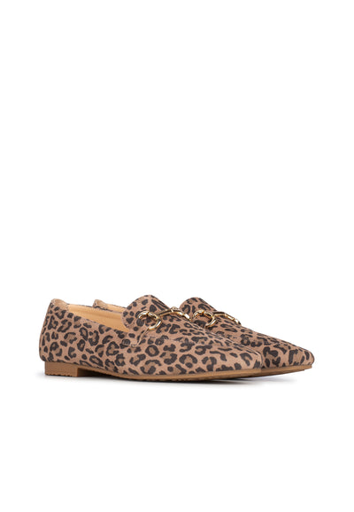 Poelman Odette Instapper leopard brown