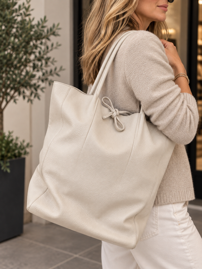 Shopper Tas Strik Leer Kit T509