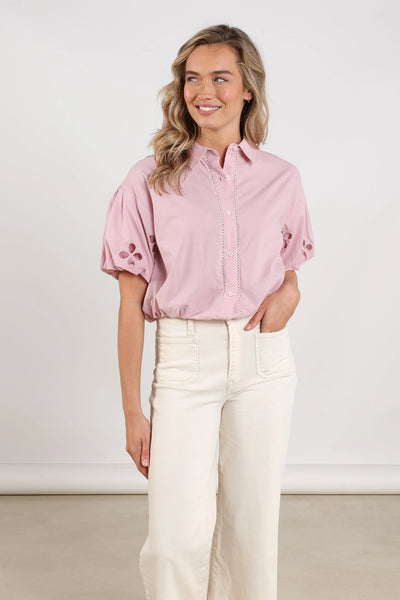 Nukus Leia Blouse SS blush