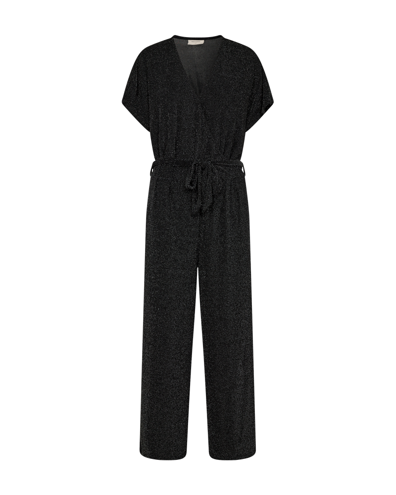 Freequent Jalux Jumpsuit zwart zilver