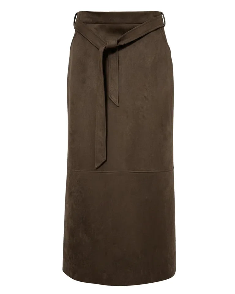 ICNK Amsterdam Azra 82 Rok Suedine brandy brown
