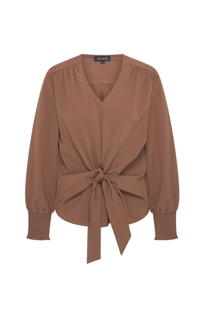 Mi Piace Travelstof Top Knotted 202898 Chestnut