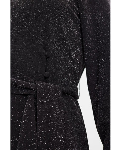 Freequent Alto Jurk zwart shimmer