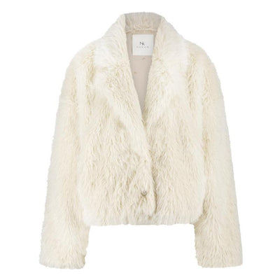 Nukus Pleun Jacket off white silver