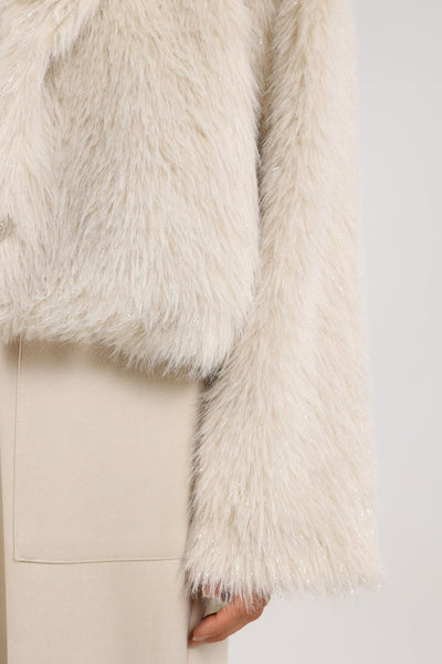 Nukus Pleun Jacket off white silver