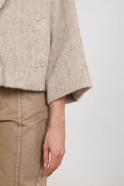 Nukus Danique Jacket Pearl sand