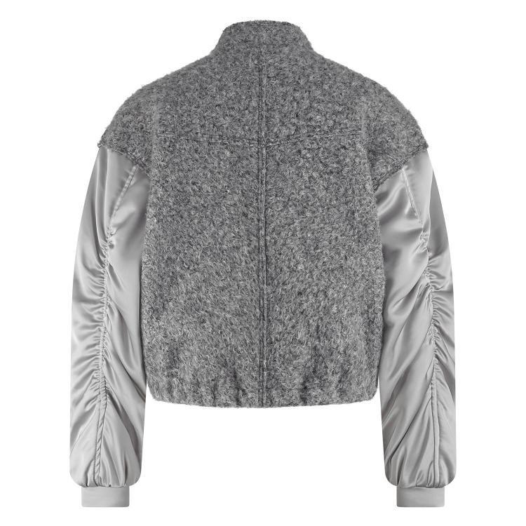 Nukus Baltimore Jacket Satin light grey