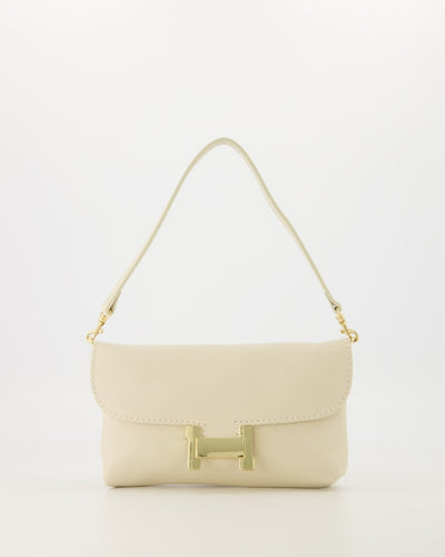 Hilary Clutch Leer T224 ecru