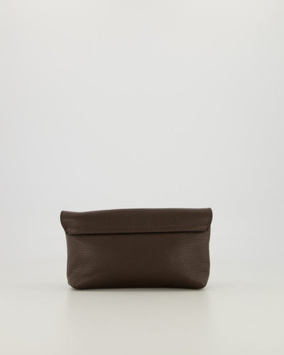 Hilary Clutch Leer T224 dark brown
