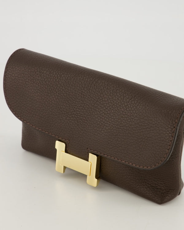 Hilary Clutch Leer T224 dark brown