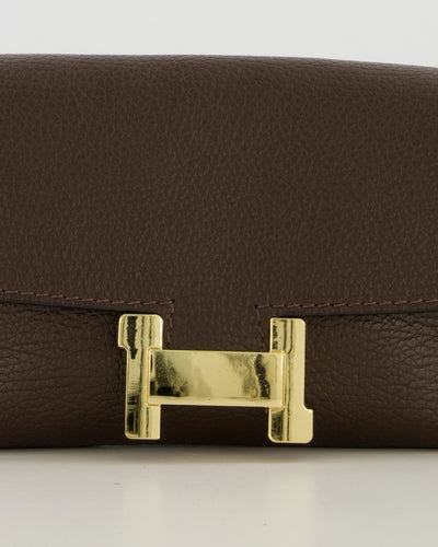 Hilary Clutch Leer T224 dark brown