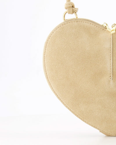 Lamour Hart Tas Suede zand T443