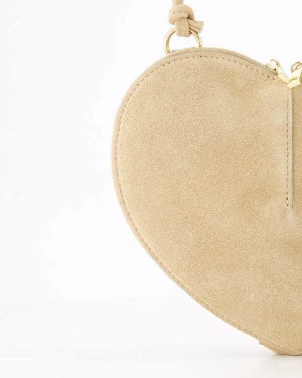 Lamour Hart Tas Suede zand T443