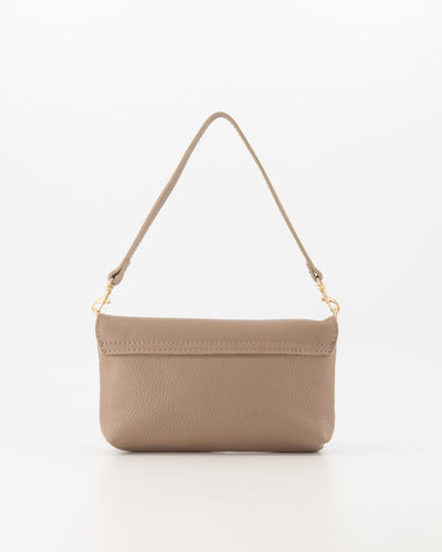 Hilary Clutch Leer T224 taupe