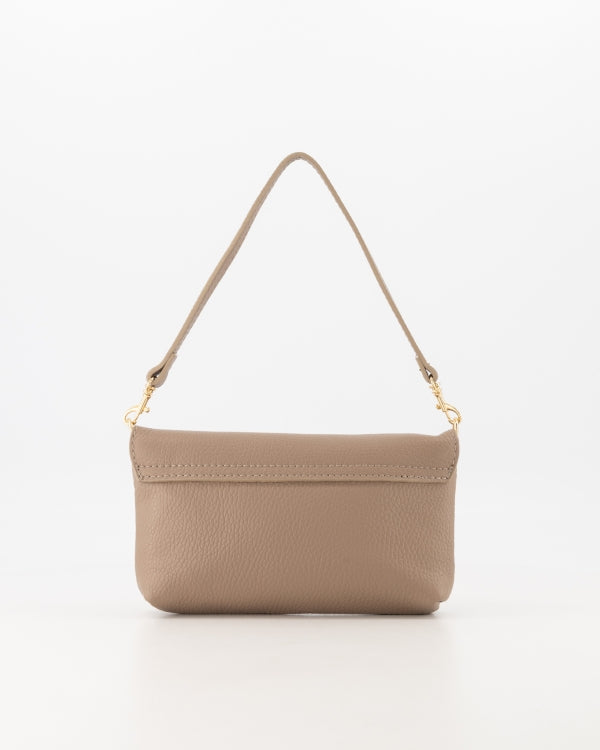 Hilary Clutch Leer T224 taupe