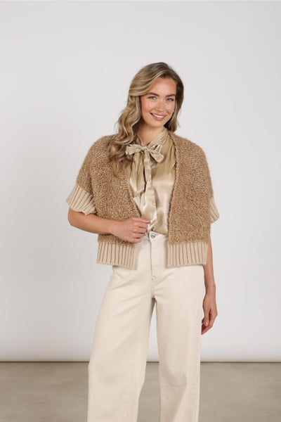 Nukus Bell Cardigan Toffee