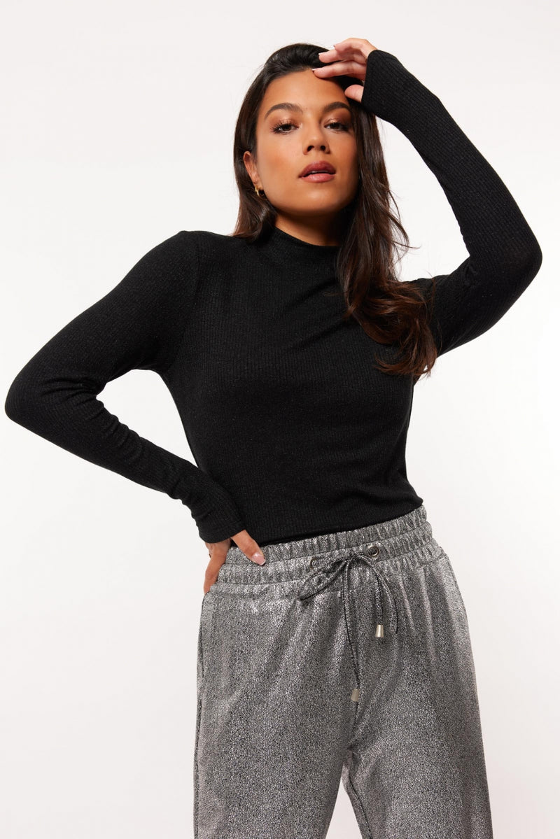 Fluresk Georgine Top zwart