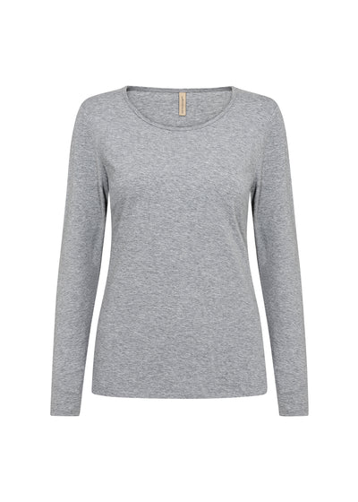SoyaConcept Pylle 2 Top medium grey melange
